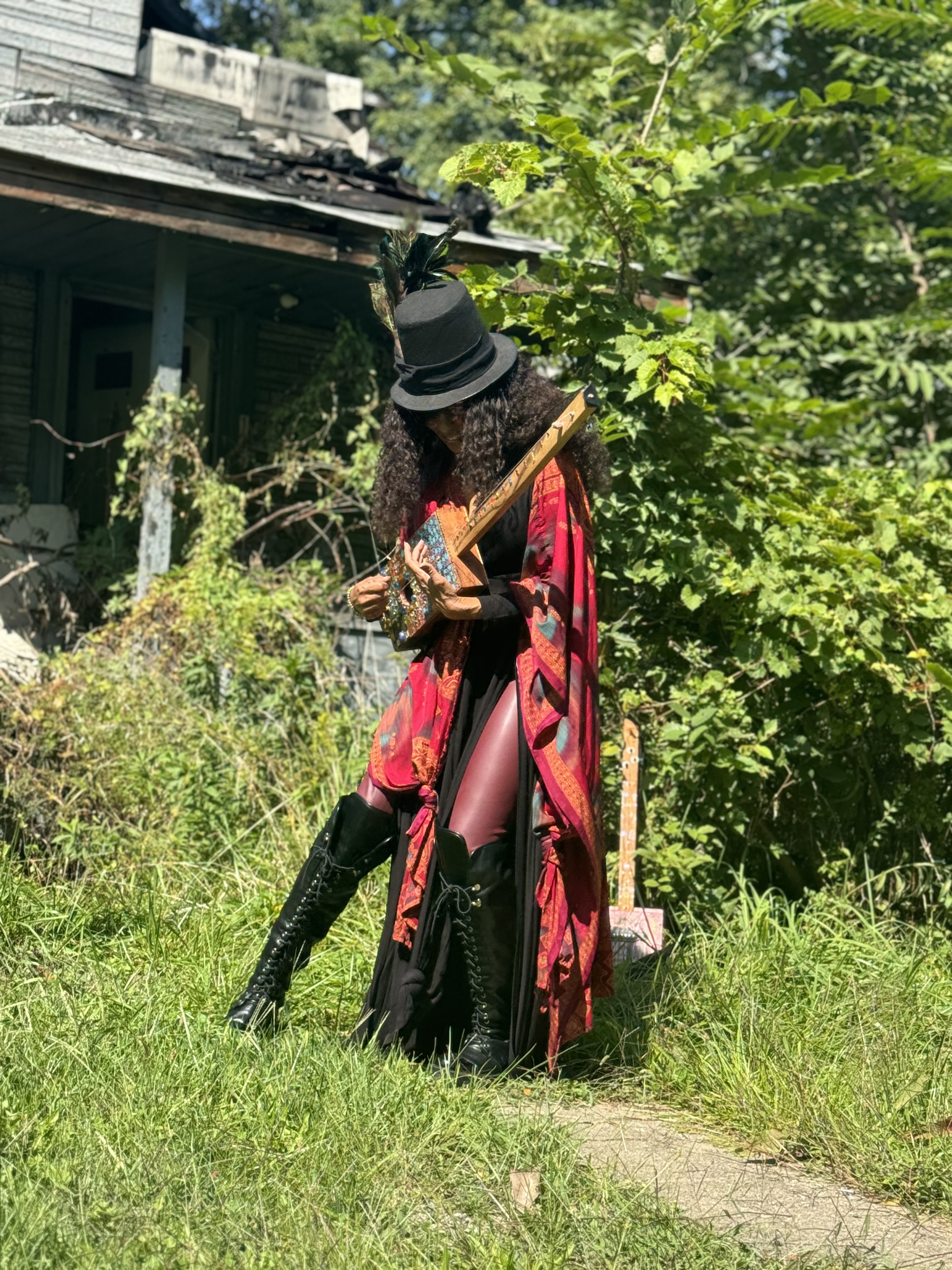 Album cover for Book of Elysses: Vol. I, Chapter VII by Coco Elysses, an Afrofuturist portrait photographed by Sutcha-Eamah