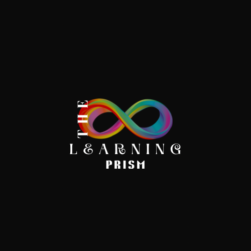 The Learning Prism logo: a colorful infinity symbol beside the program name, representing sensory-based inclusive learning